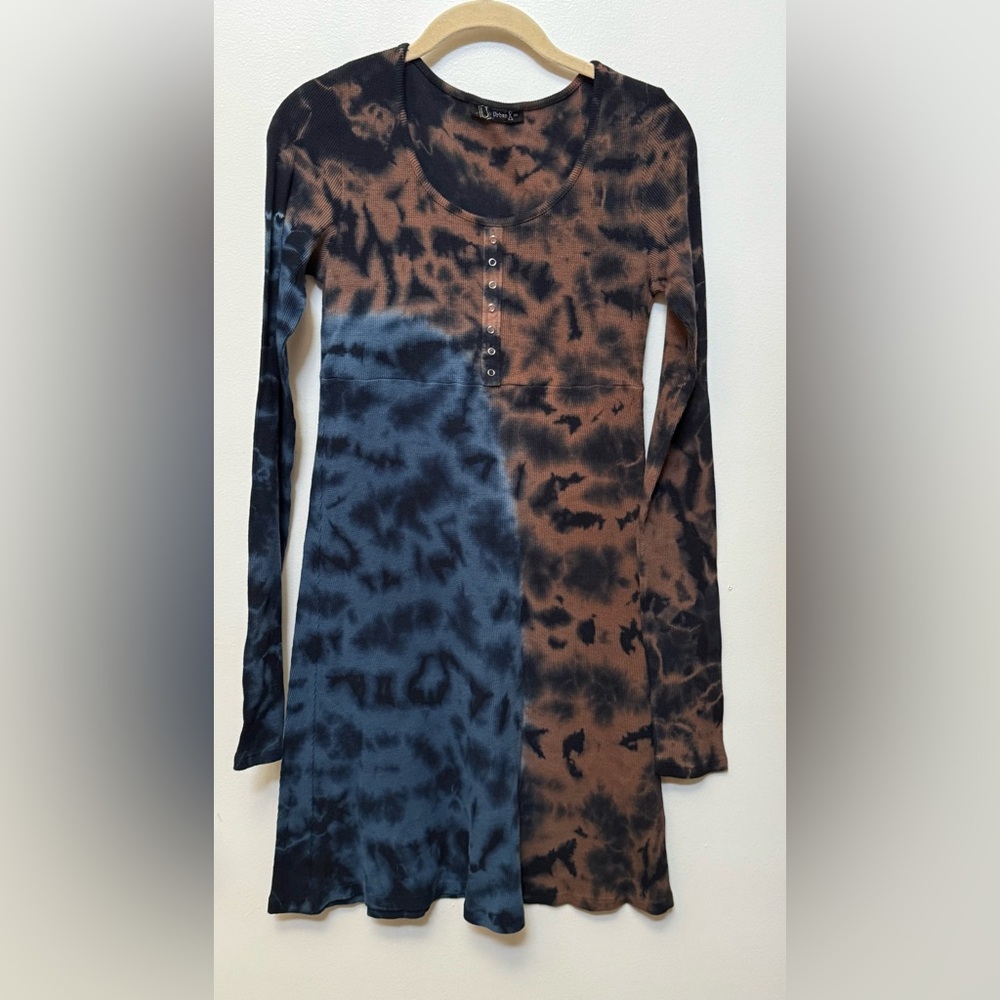 Urban Expressions waffle knit mini dress